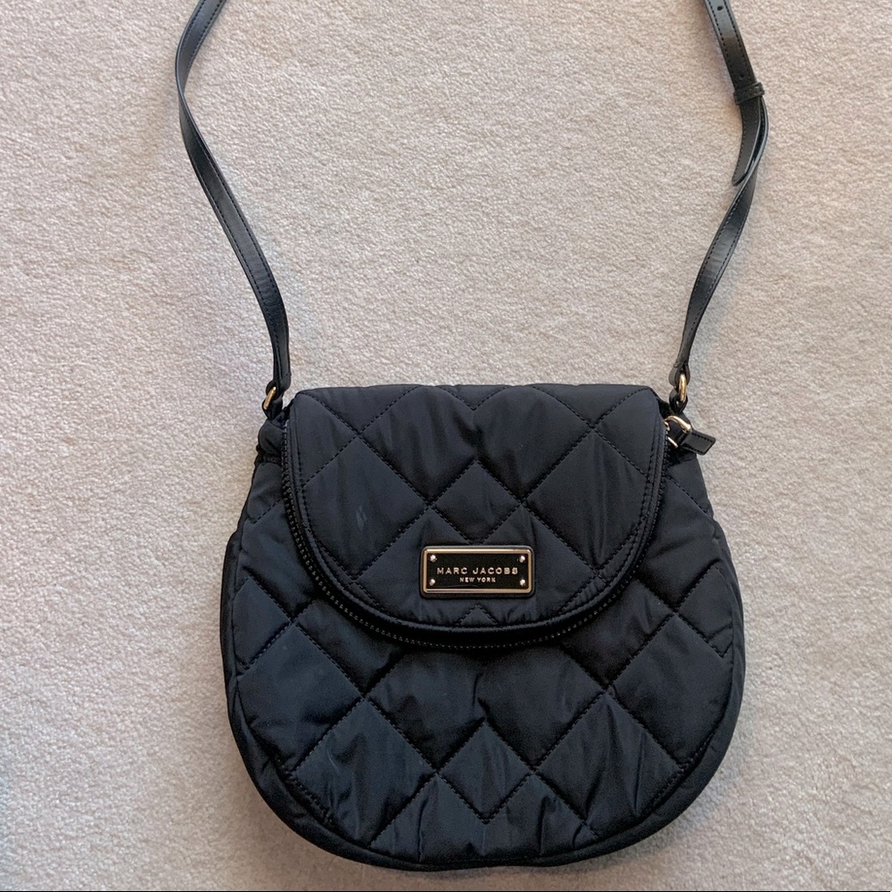 Marc Jacobs quilted nylon crossbody purse